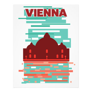 Wiener Reiseplakat Fotodruck