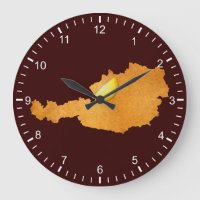 Wiener Schnitzel - Karte Österreichs