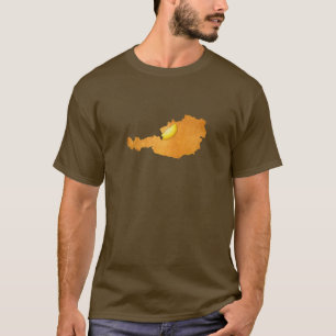 Wiener Schnitzel - Karte Österreichs T-Shirt