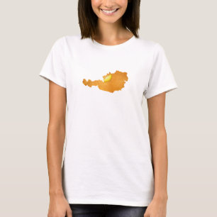Wiener Schnitzel - Karte von Österreich T-Shirt