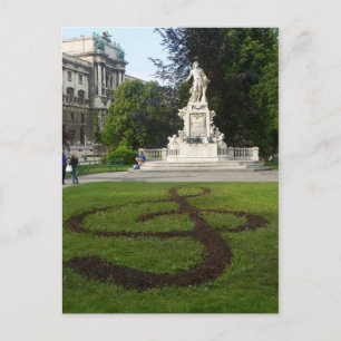 Wiener Statue (Mozart) Postkarte