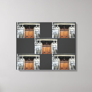 Wiener Tür Leinwanddruck