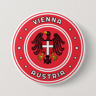 Wiener Wappen, Österreich Button