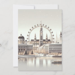 Wiener Weihnachtsfeiertag - Minimalistischer Feier Feiertagskarte