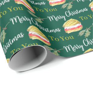 Wiener Wirbel-Keks-Weihnachtspapier Geschenkpapier