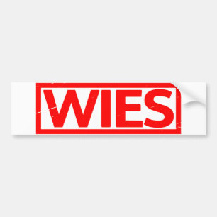 Wies Briefmarke Autoaufkleber