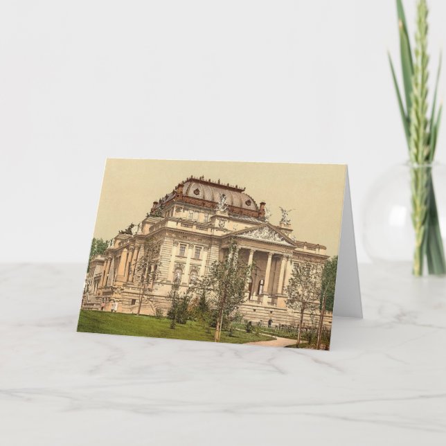 Wiesbaden-Opernhaus-leere Karte (Vorderseite)