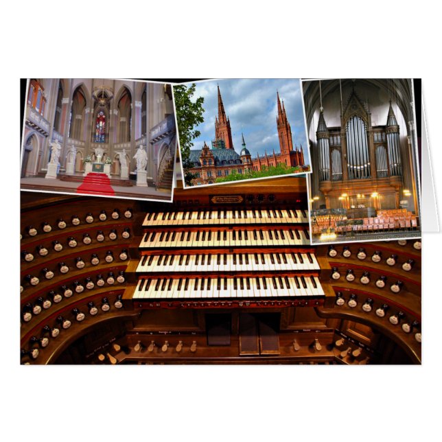 Wiesbaden Organ und Marktkirche (Vorderseite (Horizontal))