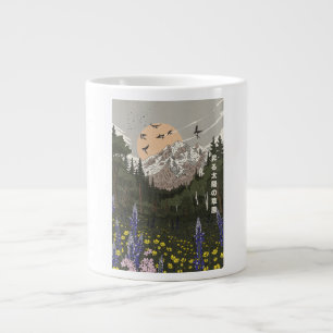 Wiese der aufgehenden Sonne Jumbo-Tasse