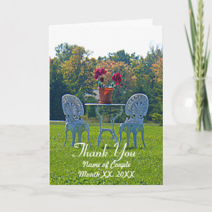 Wiese der Liebe Hochzeit Danksagungskarte Dankeskarte