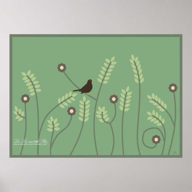 Wiese, Druck Poster (Vorne)