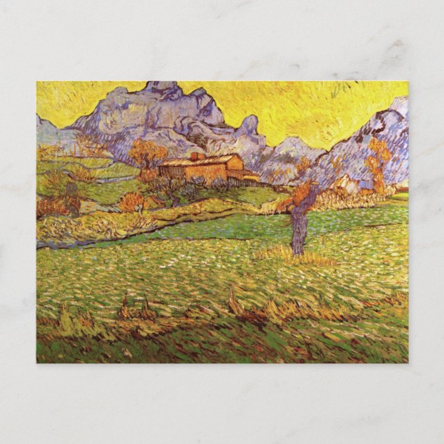 Wiese in den Bergen von Vincent van Gogh Postkarte (Vorderseite)