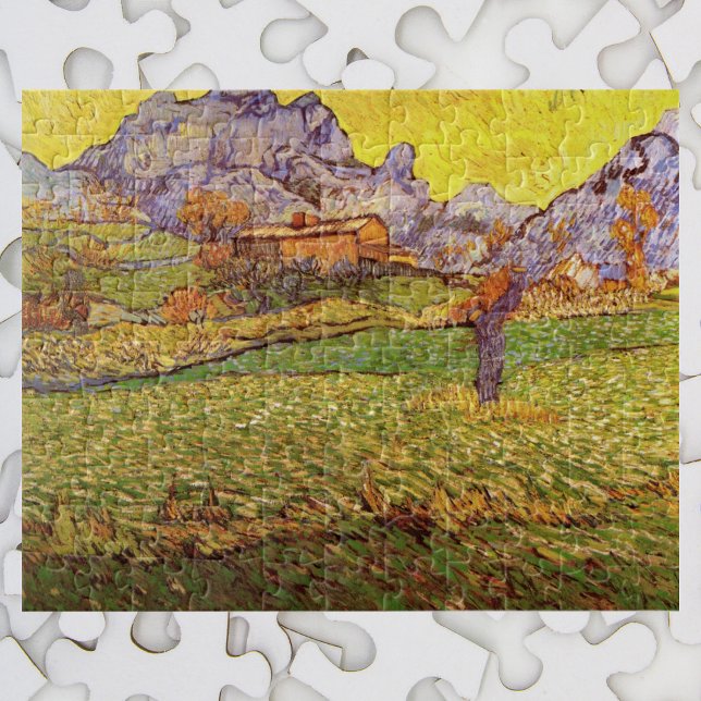 Wiese in den Bergen von Vincent van Gogh Puzzle (Von Creator hochgeladen)