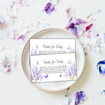 Wiese Lavendel Butterfly Bücher für Babydusche