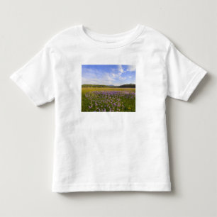 Wiese mit Penstemon-Wildblumen in der 2 Kleinkind T-shirt