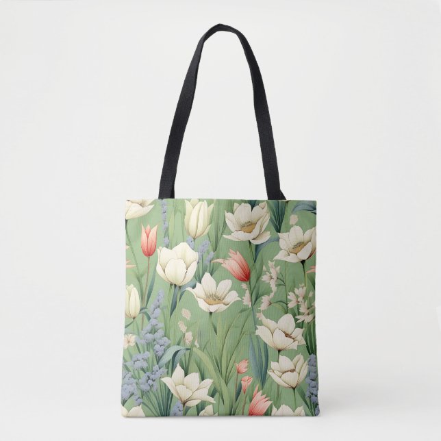 Wiese mit Tulips und Wildblumen (Vorderseite)