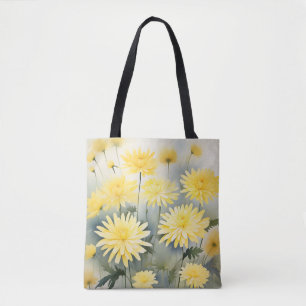 Wiese mit Wasserfarbe Chrysanthema