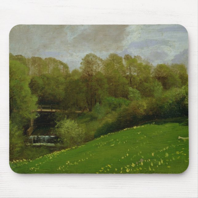 Wiese und Waldland, 1895 Mousepad (Vorne)
