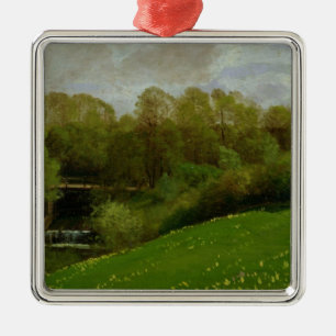 Wiese und Waldland, 1895 Ornament Aus Metall