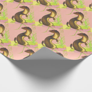 Wiesel Geschenkpapier