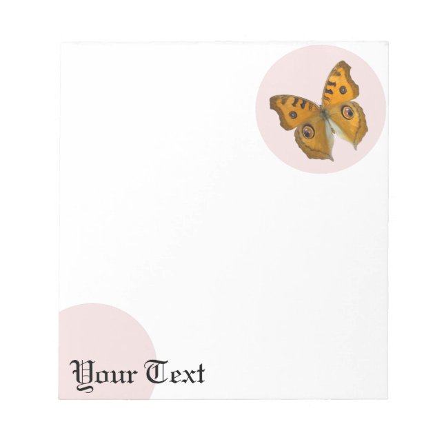 Wiesen-Argus-Schmetterling Notizblock (Vorderseite)