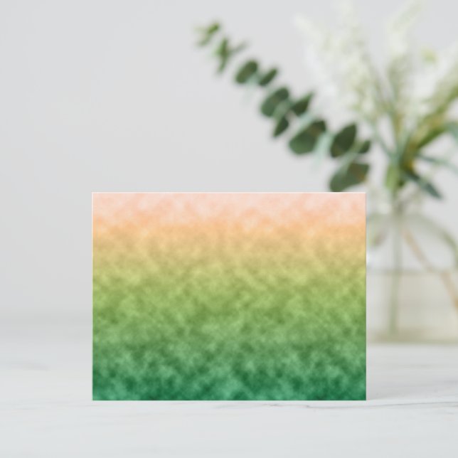 Wiesen des ersten Lichts Postkarte (Stehend Vorderseite)