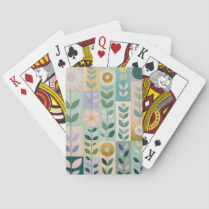 Wiesen-Patchwork Spielkarten