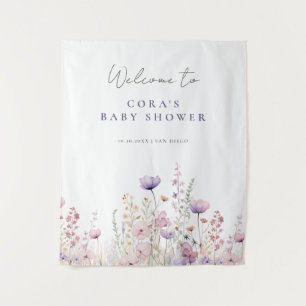 Wiesen-Wildblume-Kinderdusche Wandteppich