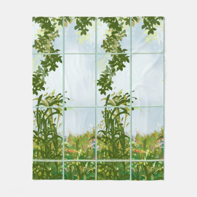 Wiesenblick  fleecedecke (Vorderseite)