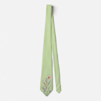Wiesenblumen-Platzierungsdruck Krawatte