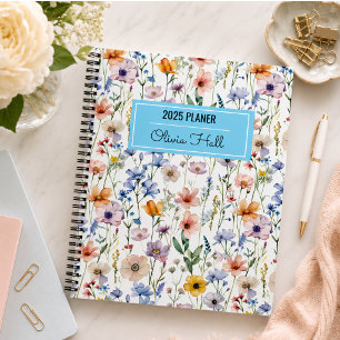 Wiesenblumen zurück zur Schulversorgung Lehrer Notizbuch