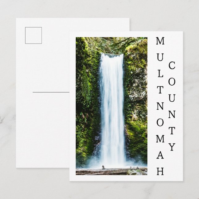 Wiesendanger Falls Painting Einladungspostkarte (Vorne/Hinten)