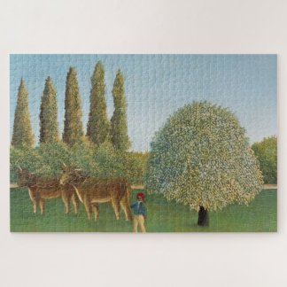 Wiesenland (Die Weide), Henri Rousseau, 1910 Puzzle