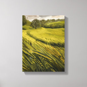 Wiesenmalerei - Stillleben-Illustration Leinwanddruck
