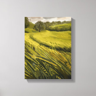 Wiesenmalerei - Stillleben-Illustration Leinwanddruck