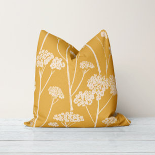 Wiesenstille Ocker Gold Röte Beige Kissen