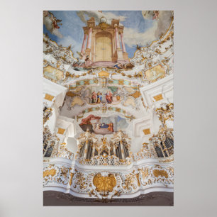 Wieskirche Church Interior Poster