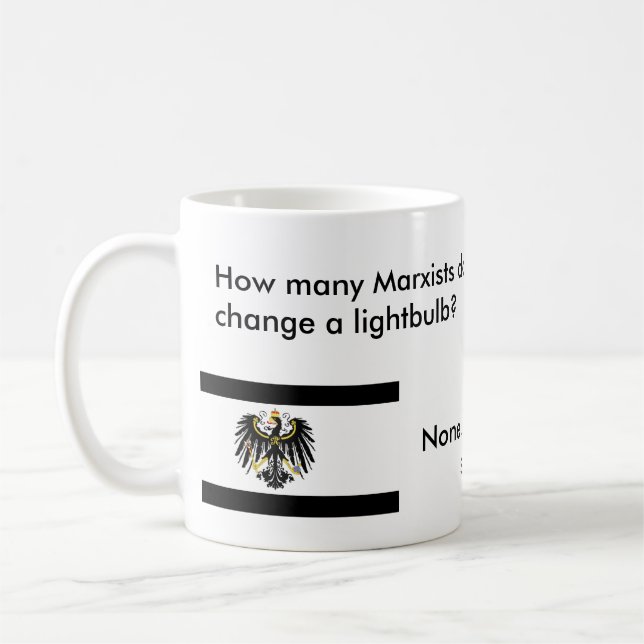 Wieviele Marxisten nimmt es? Kaffeetasse (Links)