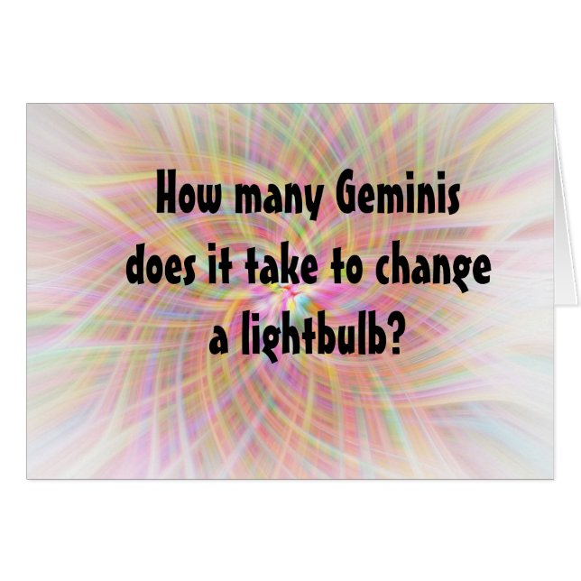 Wievieles Geminis es tut, zu nehmen Chan… (Vorderseite (Horizontal))