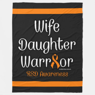 Wife Daughter Warrior... Fleecedecke