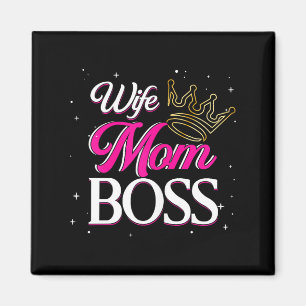 Wife mom boss _ mommy mama _ Muttertag Magnet
