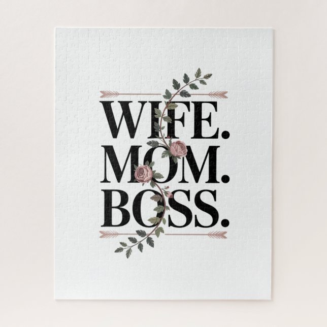 Wife. Mom. Boss. Puzzle (Vertikal)
