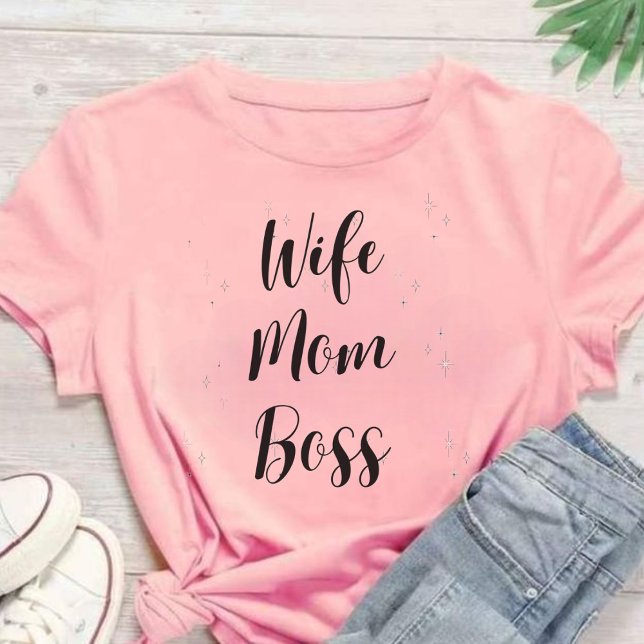 Wife mom boss t-shirt (Von Creator hochgeladen)
