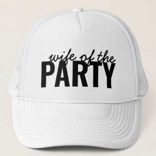 Wife of the Party Bride Trucker Hat Bachelorette Truckerkappe