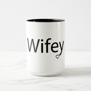 Wifey - Black 15 oz Combo Tasse