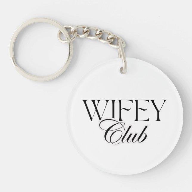 Wifey Club Key Ring Schlüsselanhänger (Vorderseite)