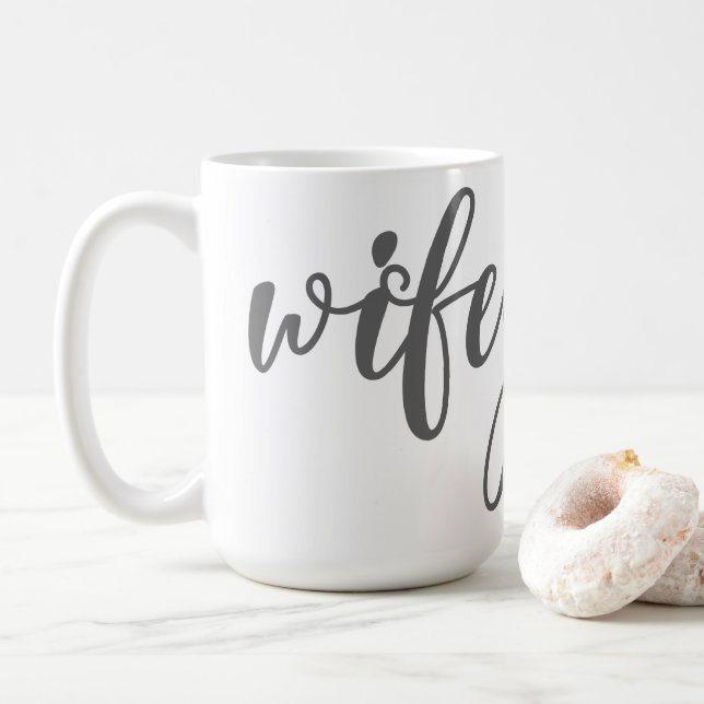 Wifey Coffee Mug Kaffeetasse (Mit Donut)