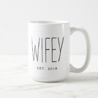Wifey Custom Couple Tasse Hochzeit Tasse Jubiläum