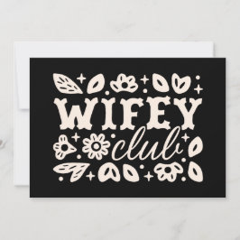 Wifey Ehefrauen Cowboy Dunkle Western Romantik sch Einladung