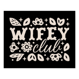 Wifey Ehefrauen Cowboy Dunkle Western Romantik sch Poster